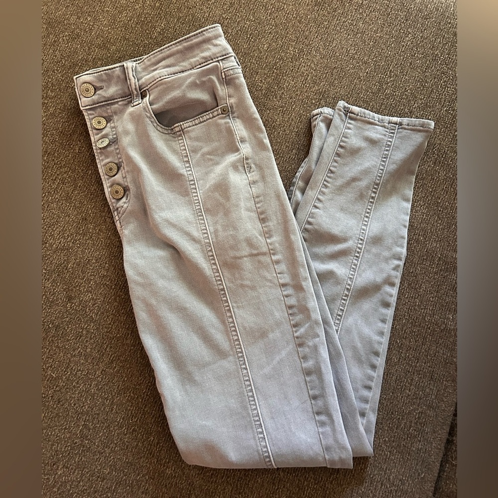 High-waisted Jeans